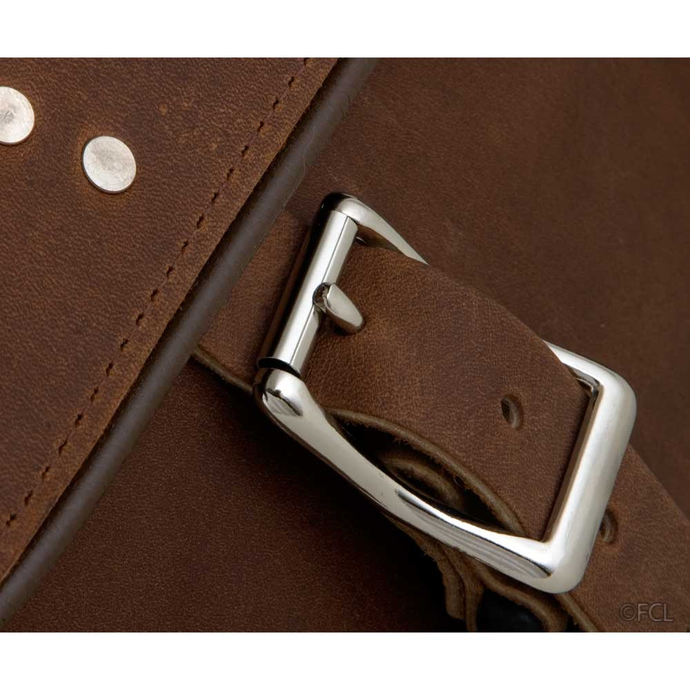 Brown Leather Motorcycle Saddlebags Fox Creek Leather