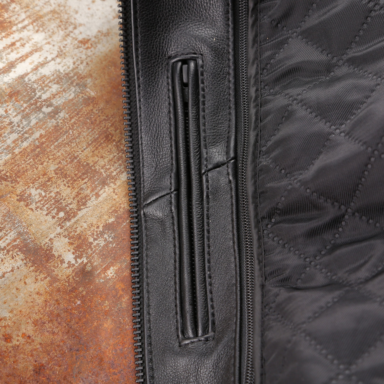 Men's Leather Renegade Jacket - Fox Creek Leather