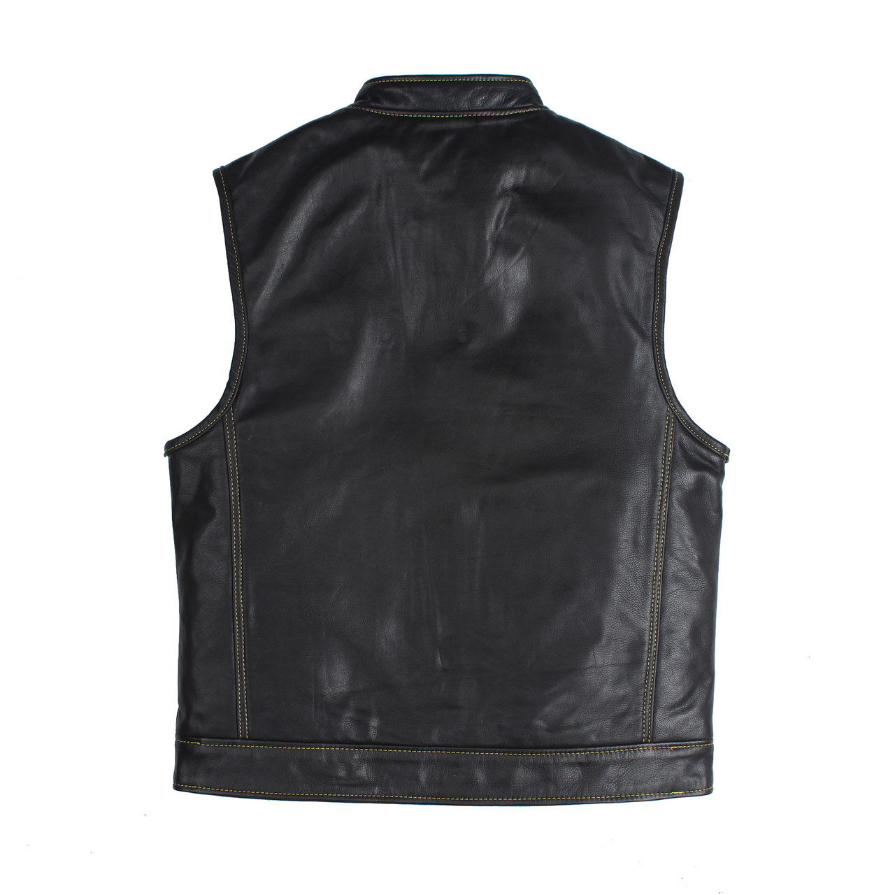 Paisley Lined Rebel Vest - Fox Creek Leather