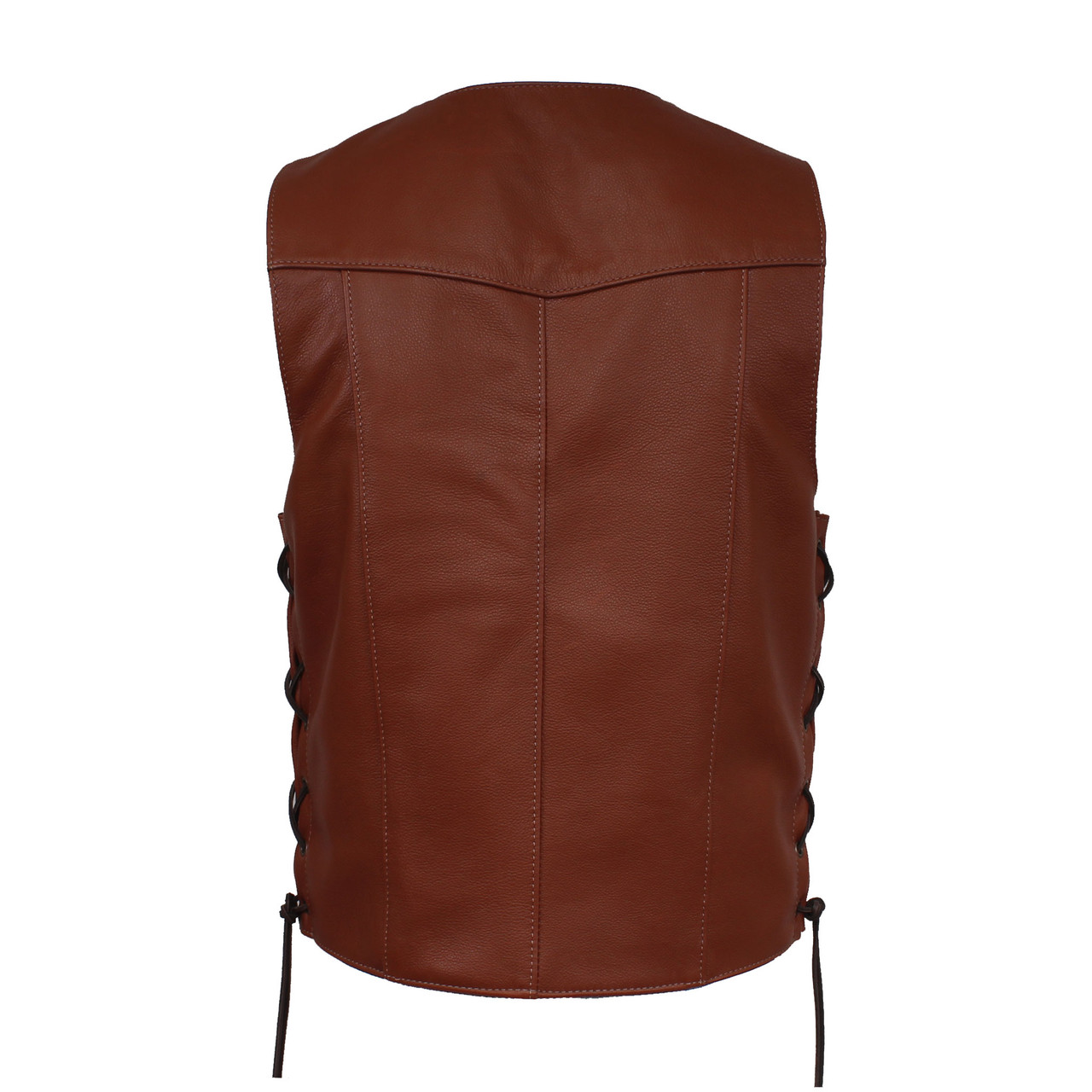 トップス Brook Big Pocket Nylon Vest brown Mervyn's Men's Zip Up Vest Vintage Brown Nylon Dacron
