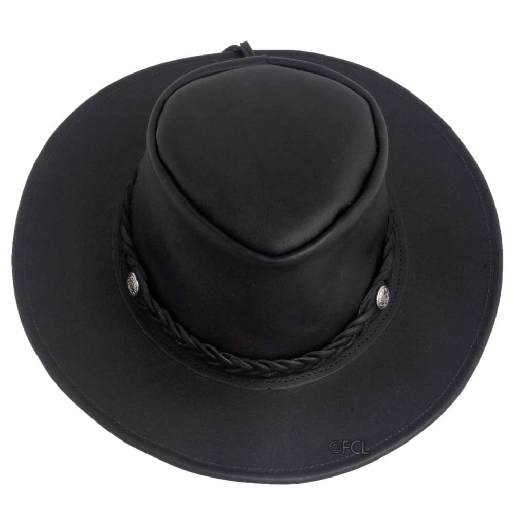 Leather Outback Hat - Fox Creek Leather