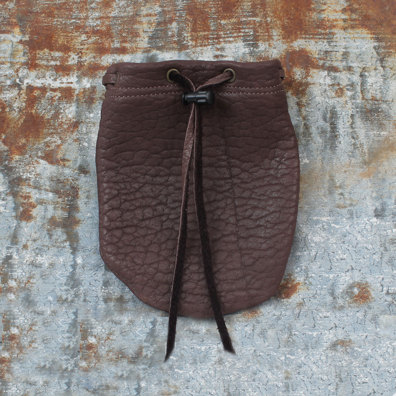 Leather Drawstring Pouch | FoxCreekLeather