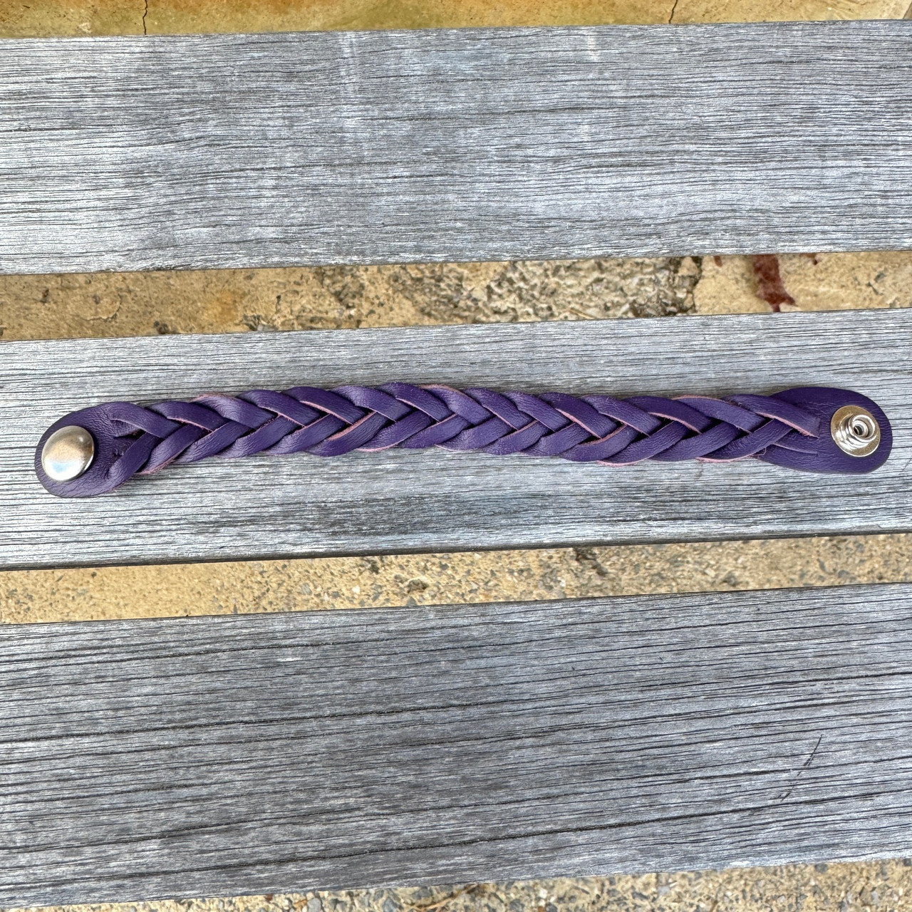 Braided Leather Bracelet - Fox Creek Leather