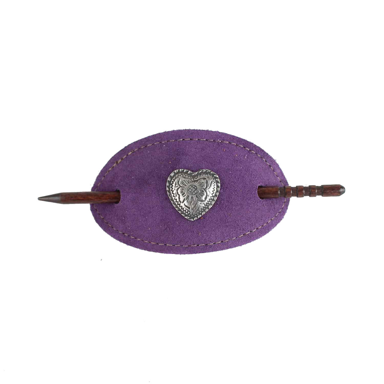 Leather Barrette - Fox Creek Leather