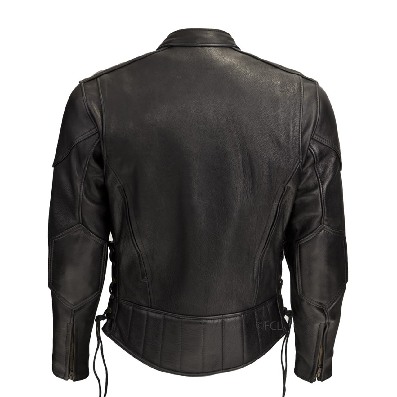 Mens Cafe Racer Retro Black Biker Jacket | Mens Cafe Racer Jacket