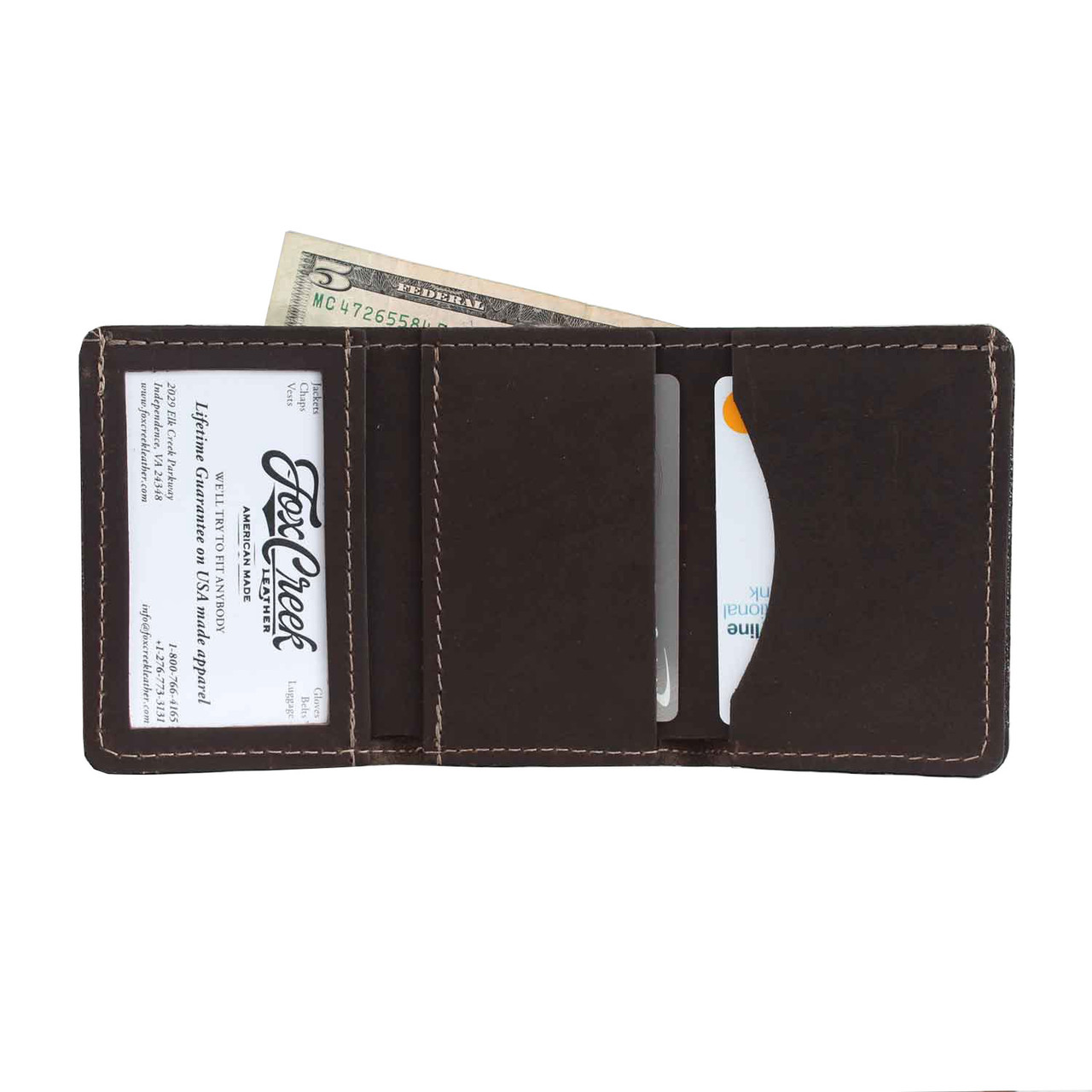 Tri-Fold Leather Wallet - Fox Creek Leather