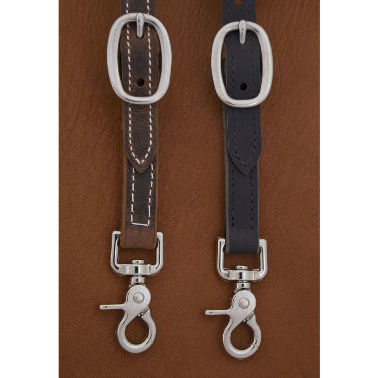 Leather Suspenders with Thick Straps for Men - (MT14442