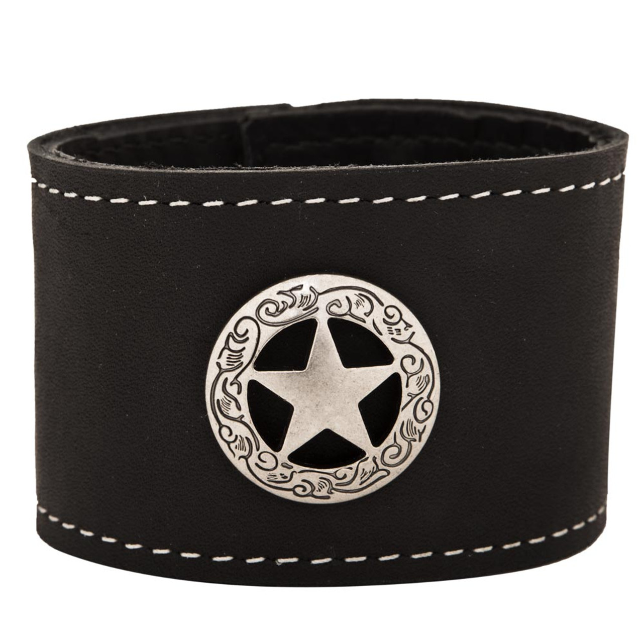 Unisex leather sales cuff bracelet