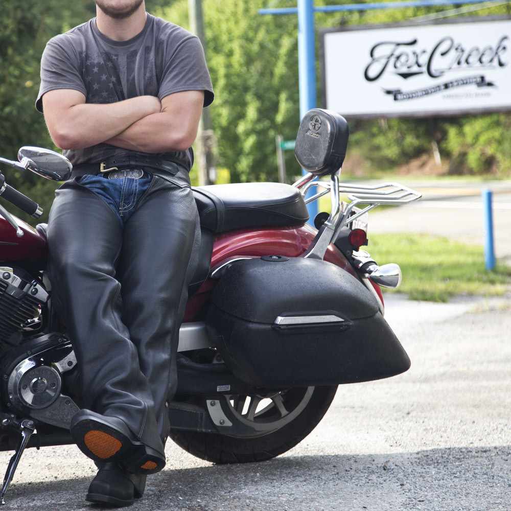 Classic Motorcycle Chaps - Fox Creek Leather