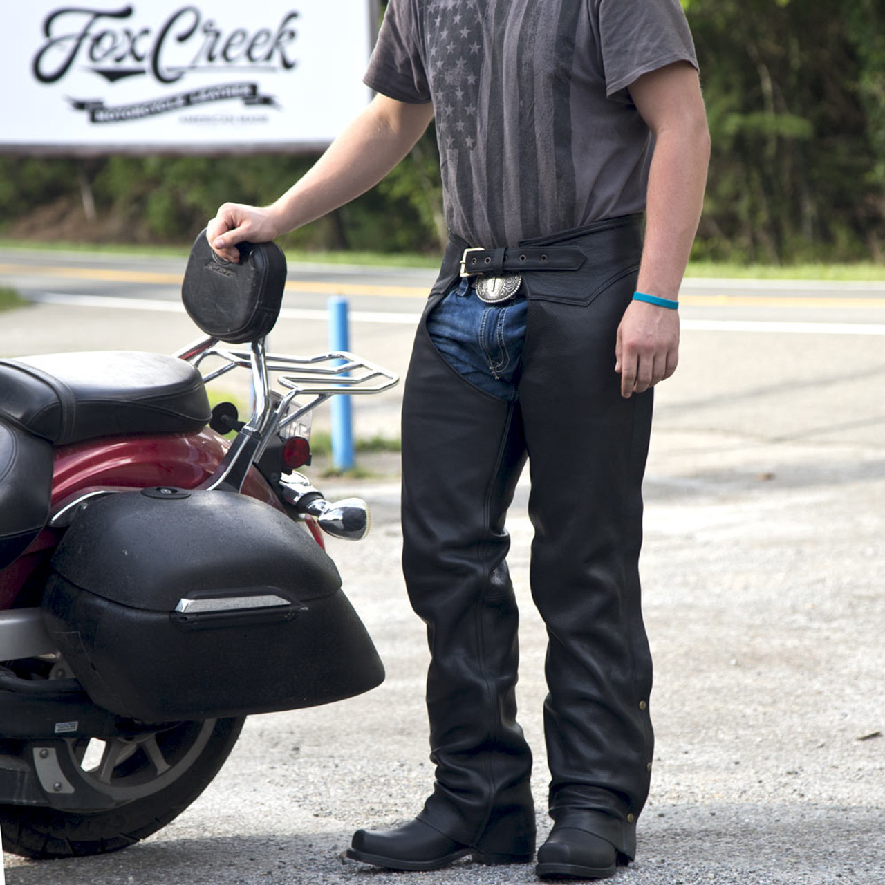 leather motorcycle chaps