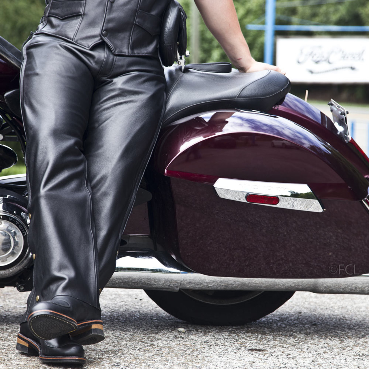 Side Lace Touring Motorcycle Overpants #MP8072ZL - Jamin Leather®