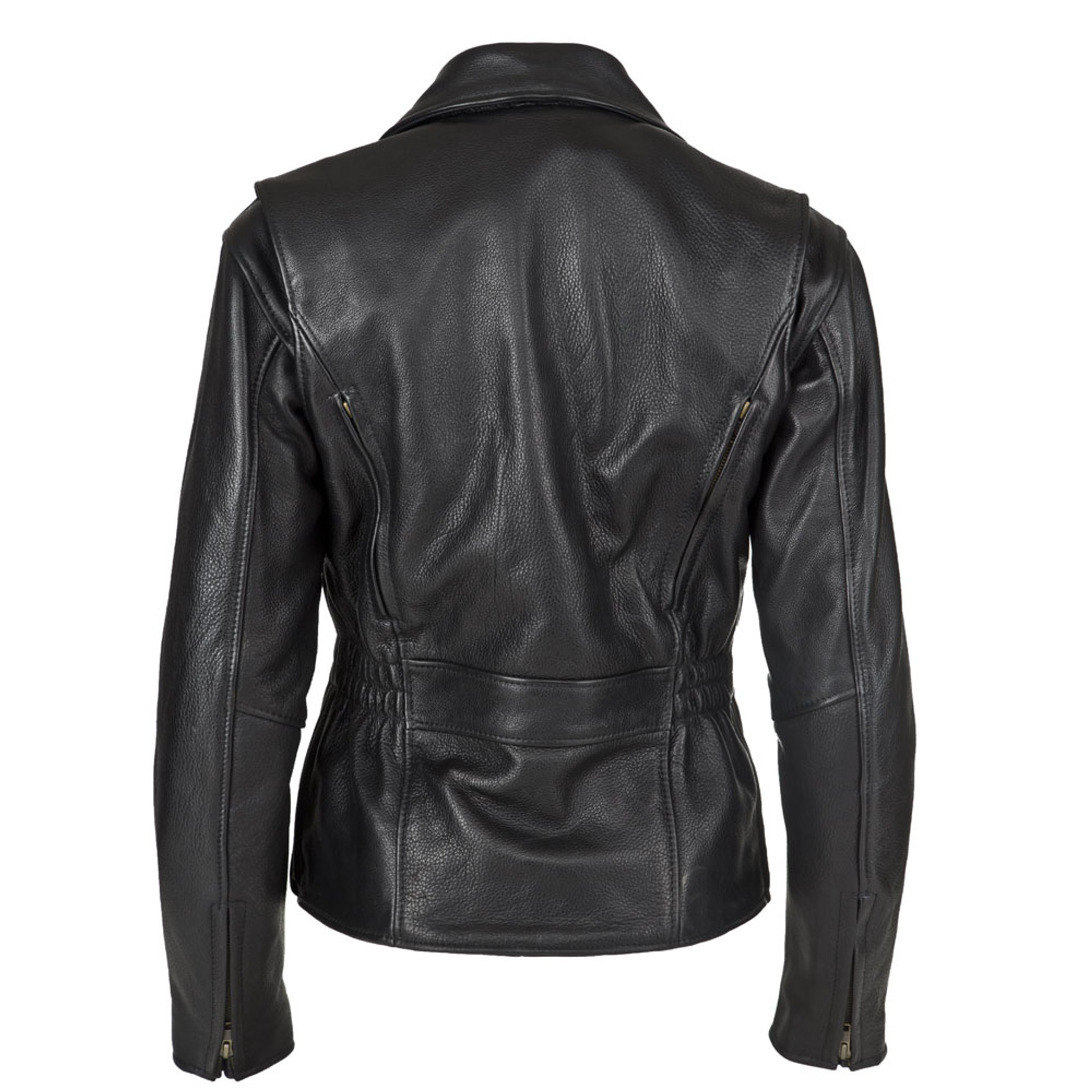 Women's Fitted Classic Motorcycle Jacket - Fox Creek Leather