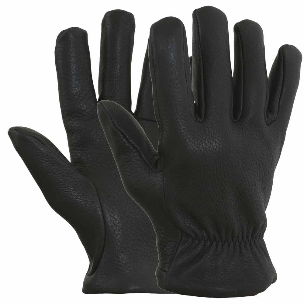 BAUVIRT™ Clown Face/Smiley Face Deers Leather Vintage Motorcycle Gloves