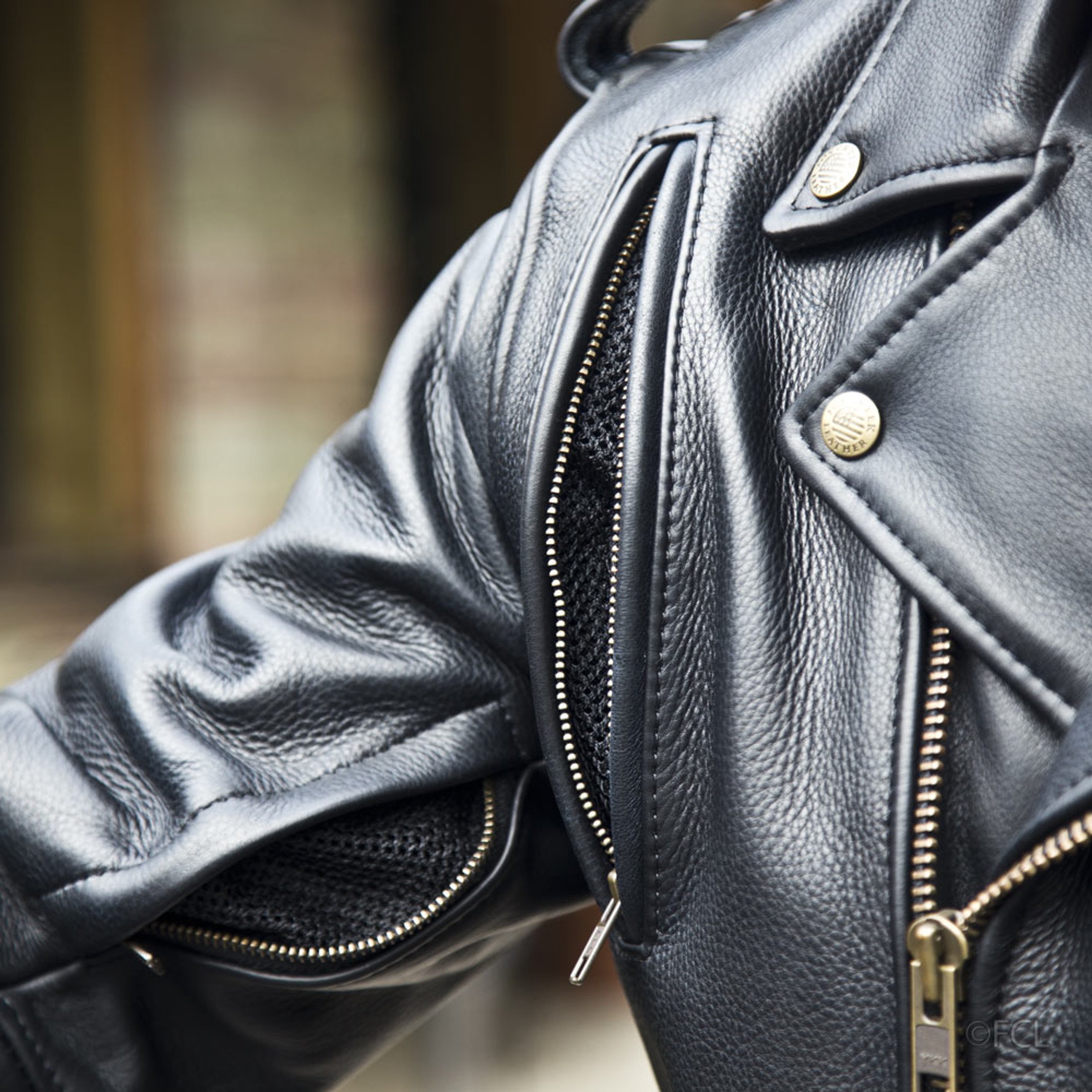 Men's Classic Motorcycle Jacket I - Fox Creek Leather
