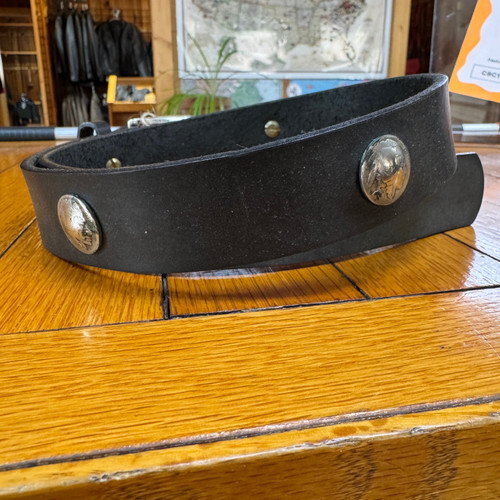 1 3/8"  Indian Nickel Concho Belt size 30 - Clearance #179