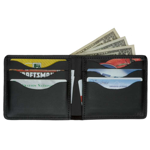 Credit Card Trucker Wallet - Fox Creek Leather