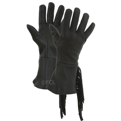 Unlined Deerskin Gauntlets - Fox Creek Leather