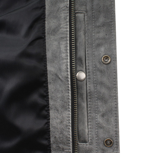 Leather Rebel Vest (Black)