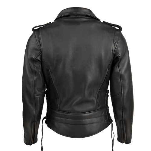 Men's Classic Motorcycle Jacket I - Fox Creek Leather