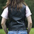Braided Vest With Zippered Pockets