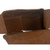 Brown Leather Motorcycle Saddlebags Interior