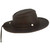 Brown Leather Outback Hat