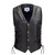 Front view of the Laced Full Back Motorcycle Vest