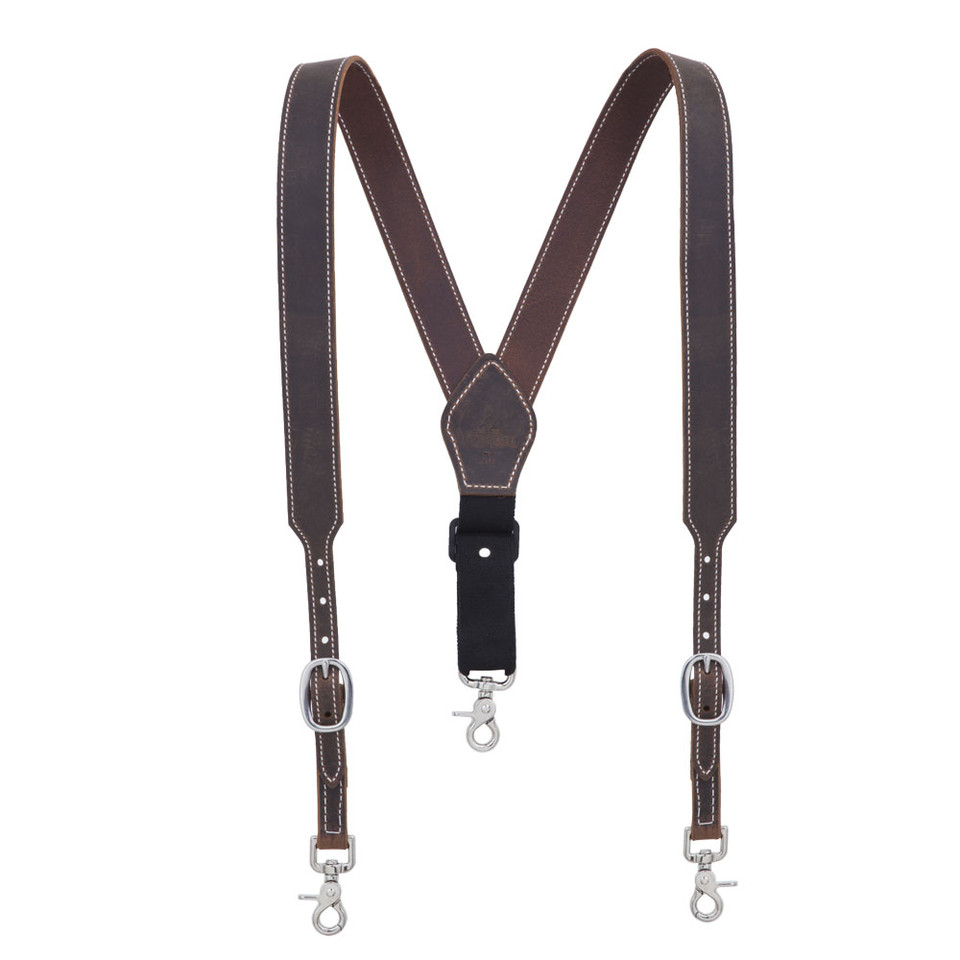 Leather Suspenders Made in America