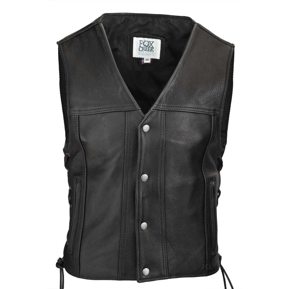 Men's Highway 21 Vest - Fox Creek Leather