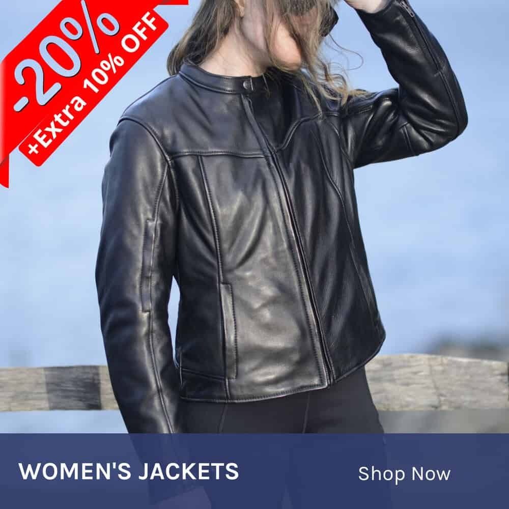 Womens leather motorcycle jackets