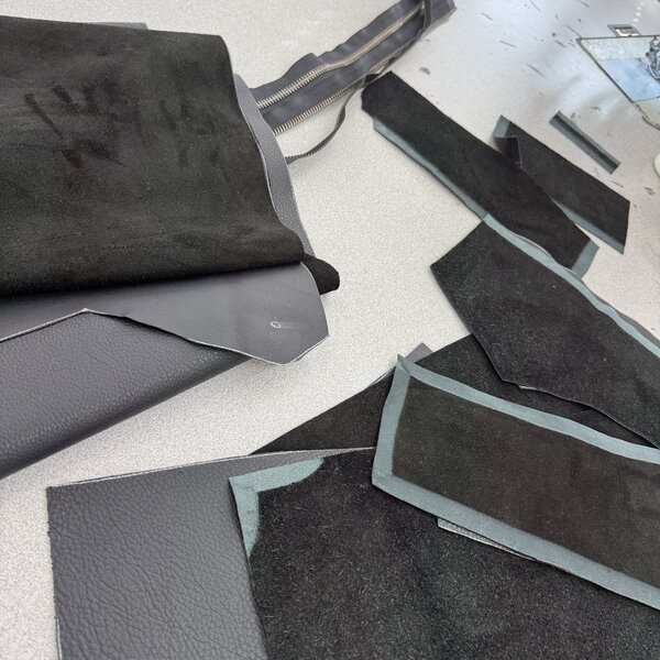 Chaps leather pieces