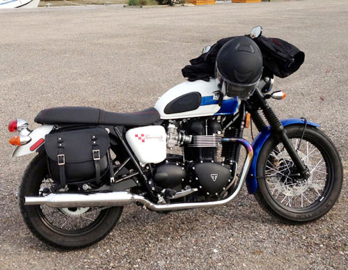 triumph bonneville t100 saddlebags