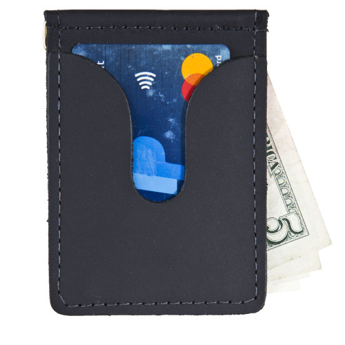 Top Hinge Money Clip - Fox Creek Leather