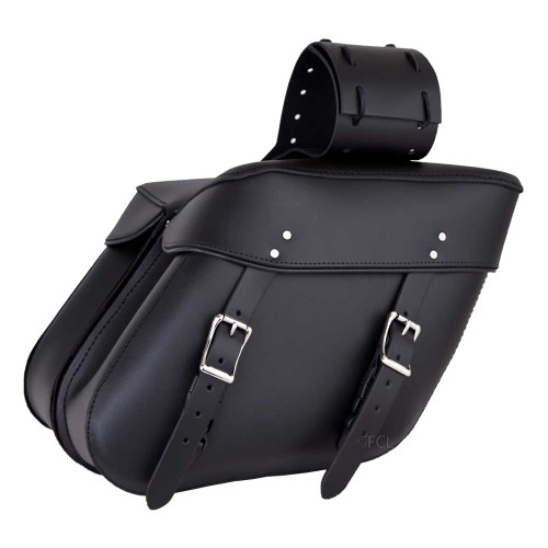 13" Large Saddlebags Motorcycle Pouch BlackLeather Two Bags Panniers Saddle Bags 13" Large Saddlebags Motorcycle Pouch BlackLeather Two Bags Panniers Saddle Bags
