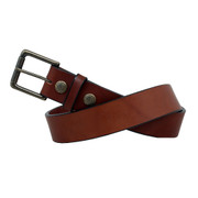 The Highlander Brown Leather Belt