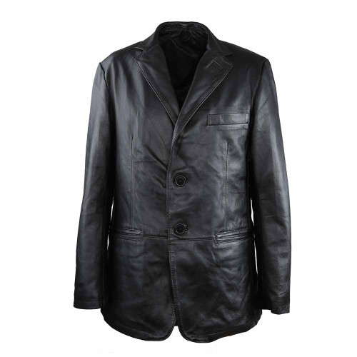 Men's Leather Blazer - Fox Creek Leather