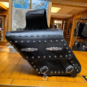 Large Slant Studded Saddlebags w/Yoke