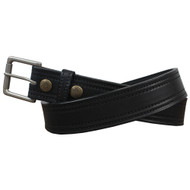 Double Stitched Dress Black Belt