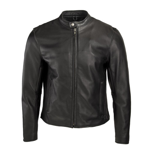 Shop Men's Quilted Camel Brown Leather Biker Jacket