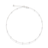 Aura Princess necklace with diamonds