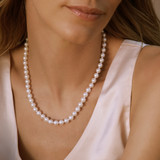 Eterna princess necklace with pearls