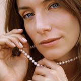 Eterna princess necklace with pearls