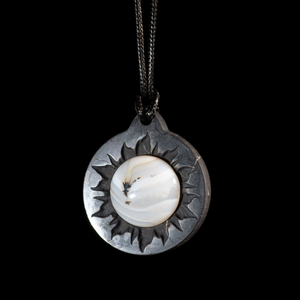 Shungite Pendant Sun Agate