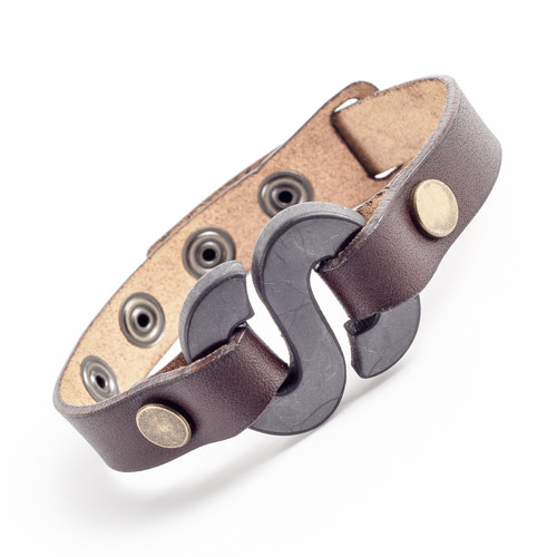 Leather Shungite Bracelet