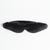 The Balance elongated black silk sleep mask isolated on background