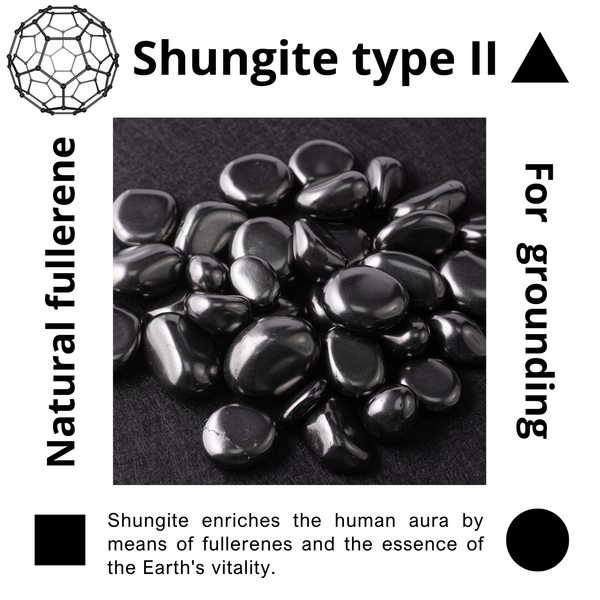 Shungite Rocks - Tumbled type 2
