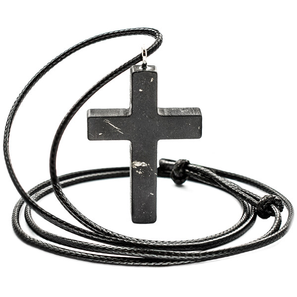 Shungite Cross Necklace