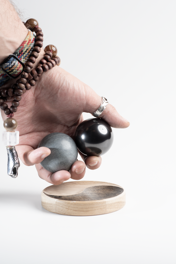 Shungite Baoding Balls