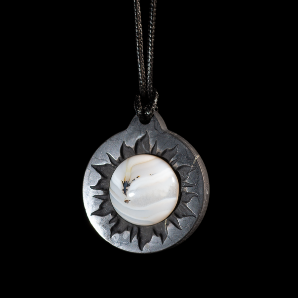 Shungite Pendant Sun Agate