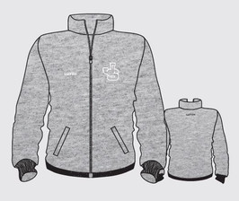 Grey Zip-up Swetashirt JSerra 
